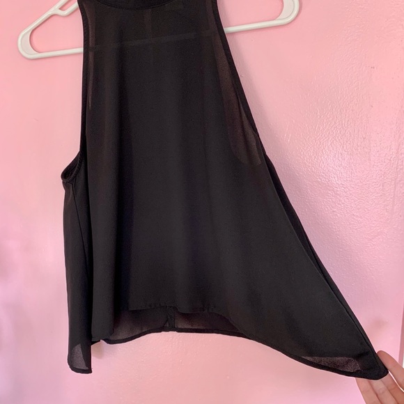 Black halter tank top - Picture 5 of 8